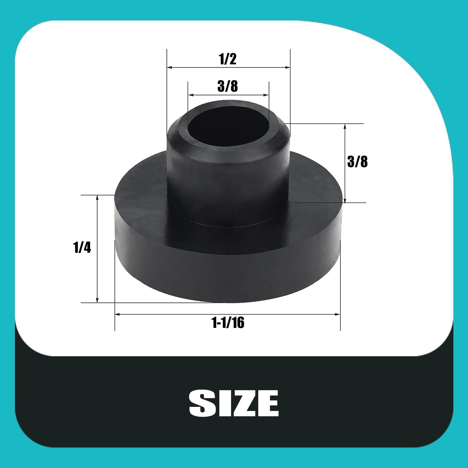 Amazon.com: 125-336 46-6560 Fuel Tank Bushing Grommet, 2Pack Fuel